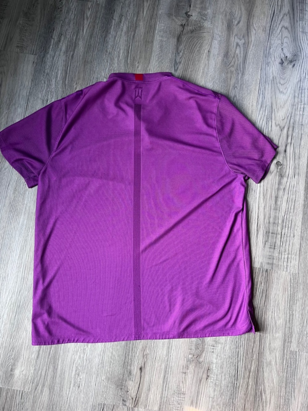 Nike Tiger Woods Golf Polo Mens Medium Dri-FIT Standard Fit Blade - Picture 9 of 11